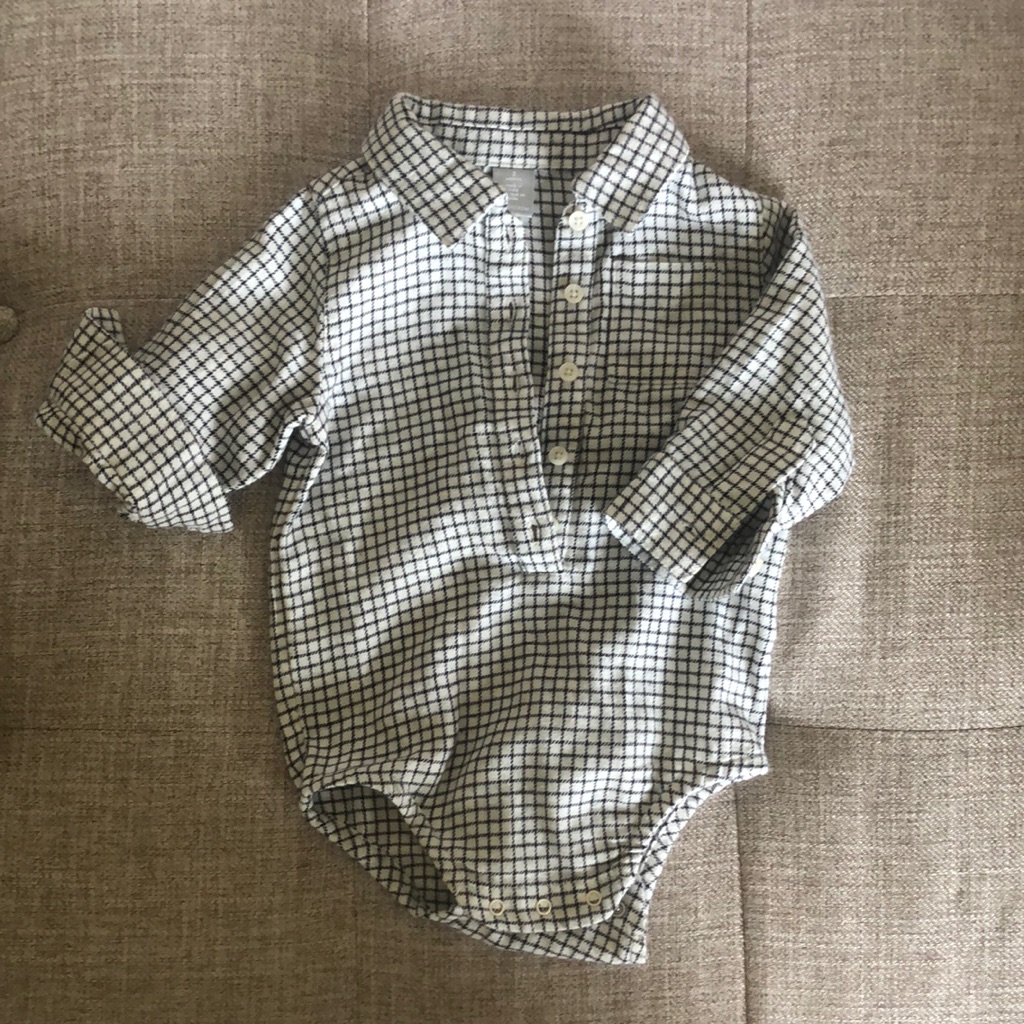 Size 3 Months Collared Button-Down